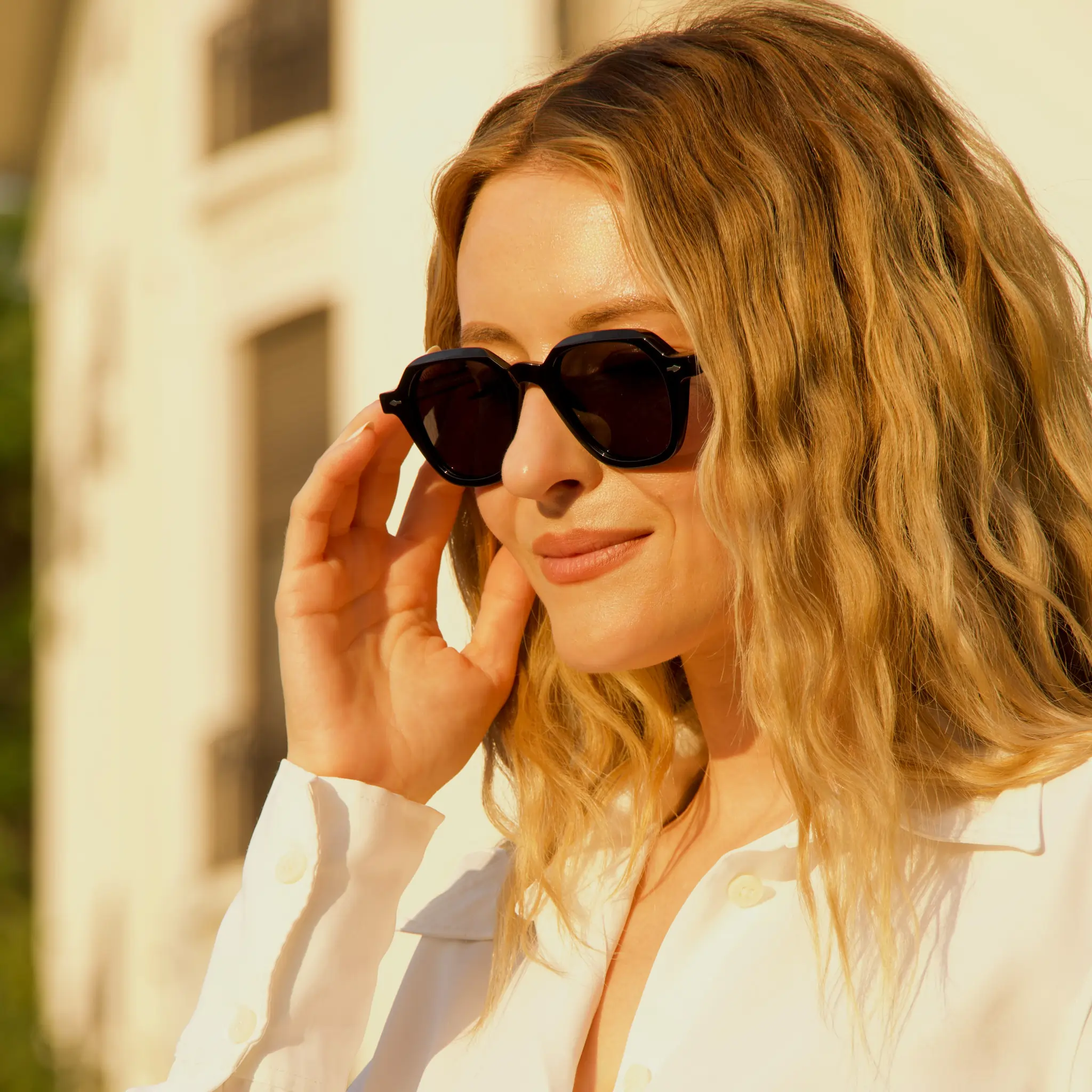 Ochelari Femei - Ochelari de Soare NURIA cu Ramă Rotundă Eclipse Radiance Black