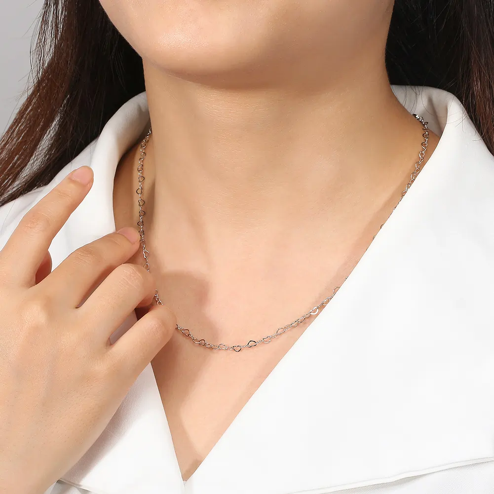 Seturi Bijuterii - Set Colier și Brățară Silver Heart