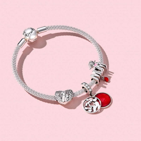 Talismane - Talisman din argint Angel Mother