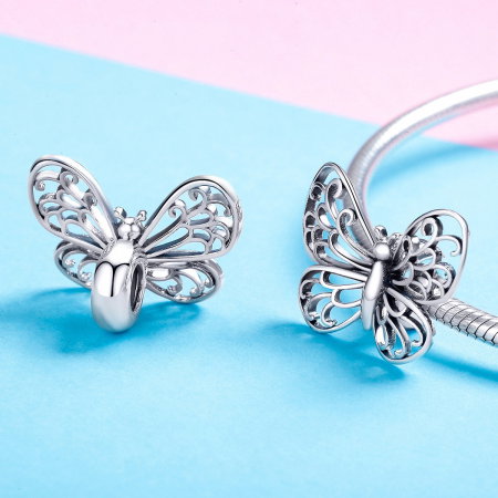 Talismane - Talisman din argint Butterfly