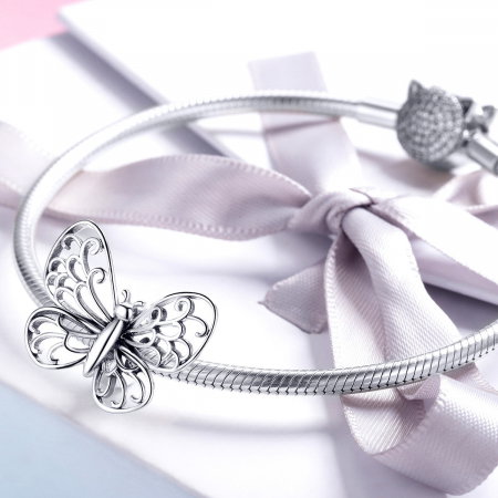 Talismane - Talisman din argint Butterfly