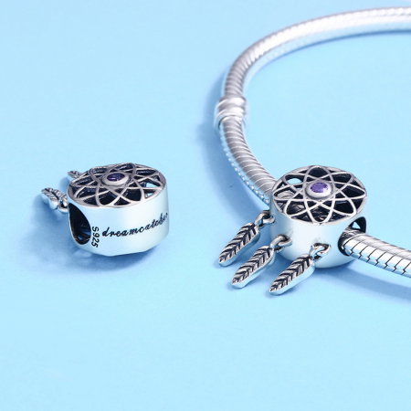 Talismane - Talisman din argint Dream Catcher