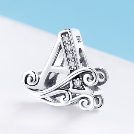 Talismane din argint - Talisman din argint Fairytale Litera A