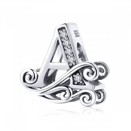 Talismane din argint - Talisman din argint Fairytale Litera A