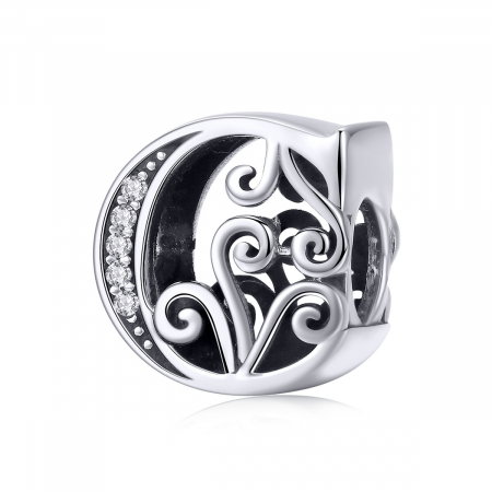 Talismane - Talisman din argint Fairytale Litera C