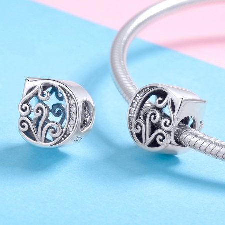 Talismane - Talisman din argint Fairytale Litera C