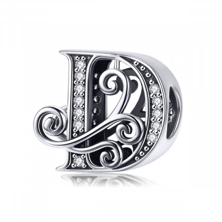 Talismane din argint - Talisman din argint Fairytale Litera D