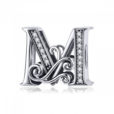 Talismane - Talisman din argint Fairytale Litera M