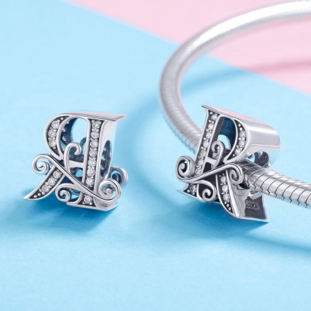 Talismane - Talisman din argint Fairytale Litera R