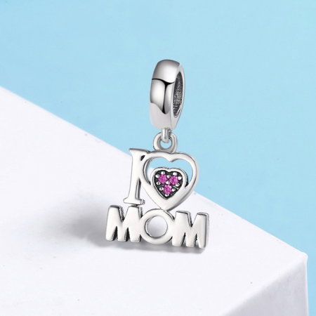 Talismane - Talisman din argint I Love Mom