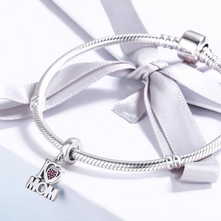 Talismane - Talisman din argint I Love Mom