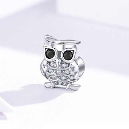 Talismane - Talisman din argint Owl of Athena