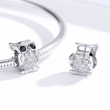 Talismane - Talisman din argint Owl of Athena