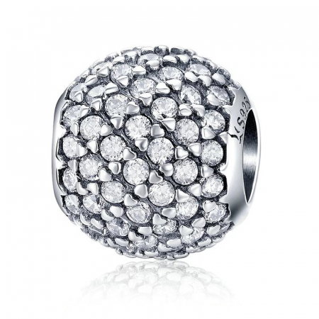 Talismane - Talisman din argint Pave Globe