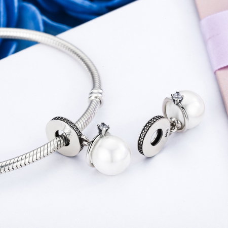 Talismane - Talisman din argint Pearl Promise