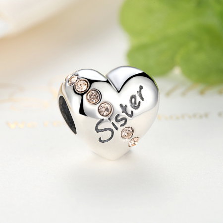 Talismane - Talisman din argint Sister Heart