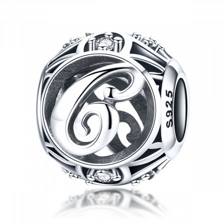 Talismane - Talisman din argint Spark Litera C