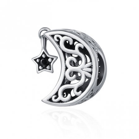 Talismane - Talisman din argint Star and Moon
