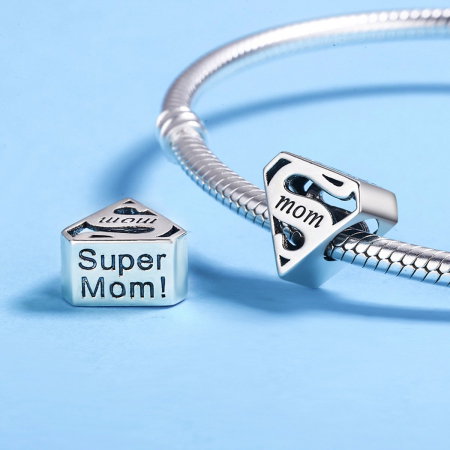Talismane - Talisman din argint Super Mom