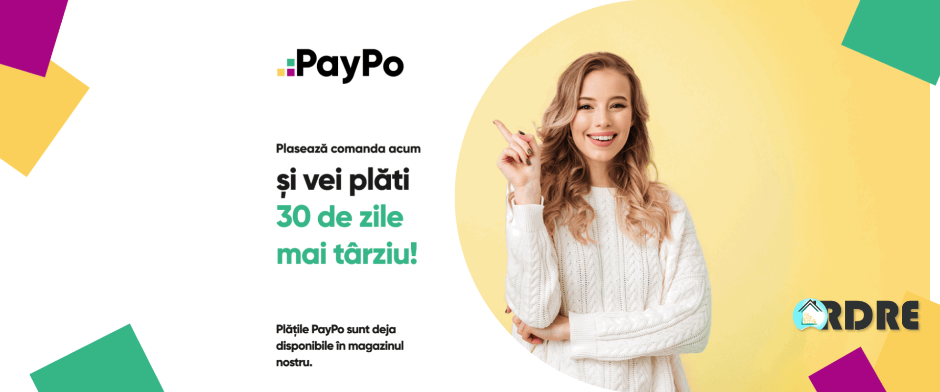 PayPo - Cumpără acum, plătește în 30 de zile. desktop