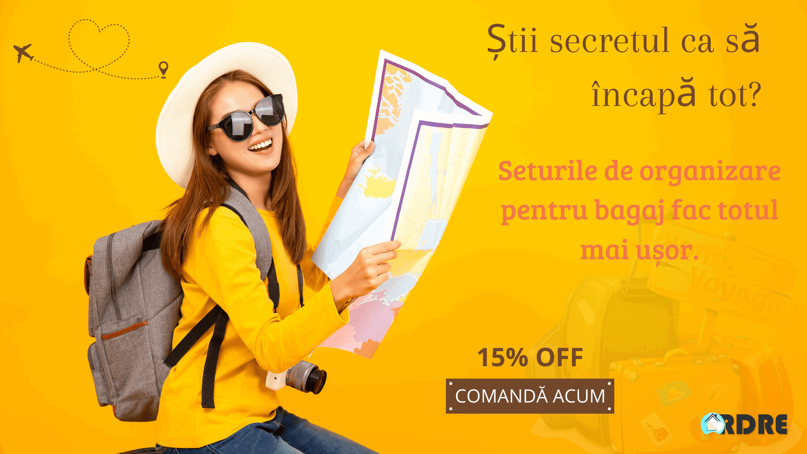 Organizatoare, perne voiaj şi accesorii 15% mobile