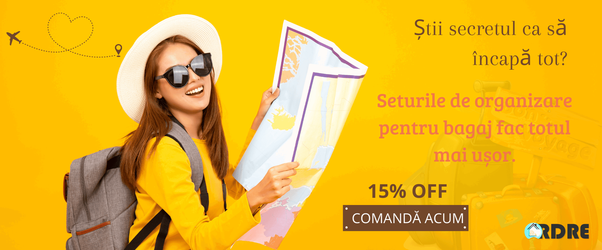 Organizatoare, perne voiaj şi accesorii 15%