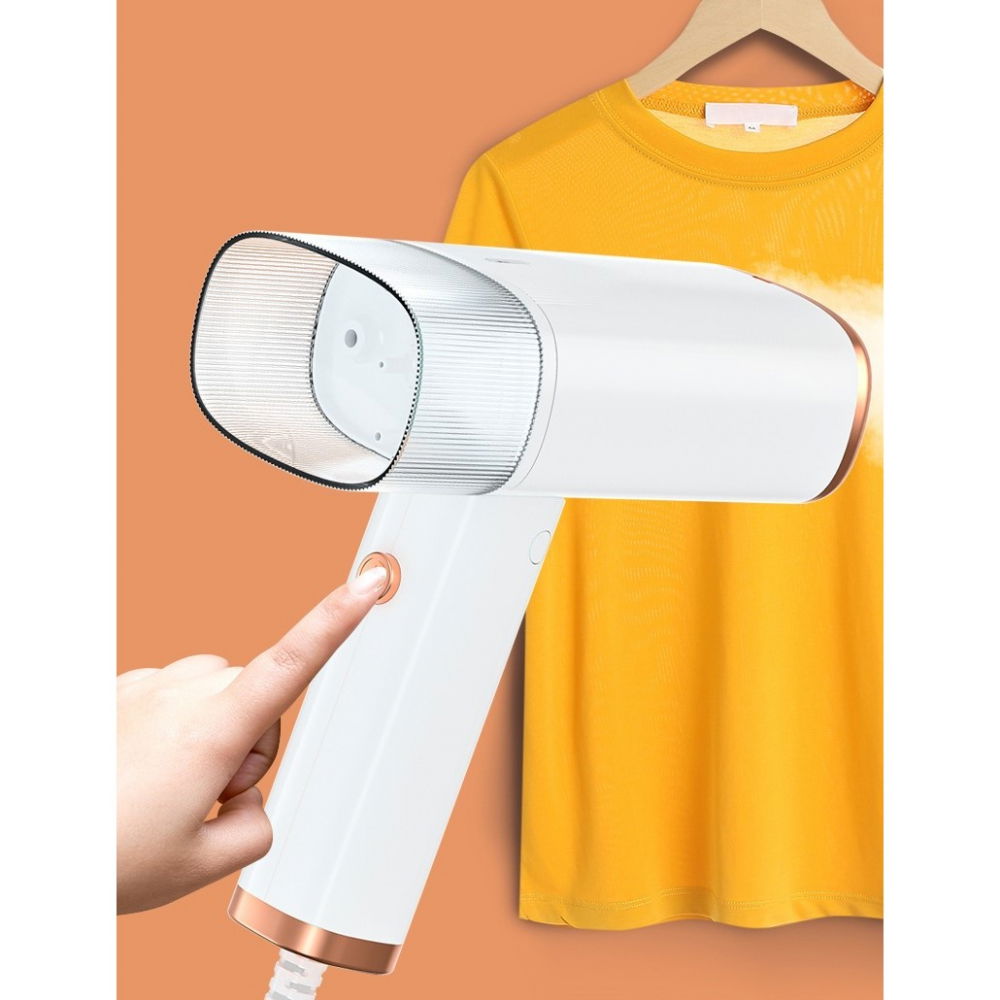 Aparat de calcat vertical portabil cu abur, putere 1000w, rezervor de 100 ml, priza, functie anti calcar si auto curatare, pliabil, 15x17x7.5 cm, alb [6]