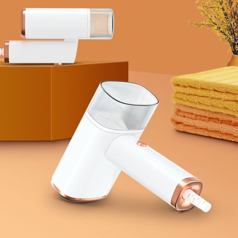 Aparat de calcat vertical portabil cu abur, putere 1000w, rezervor de 100 ml, priza, functie anti calcar si auto curatare, pliabil, 15x17x7.5 cm, alb [15]