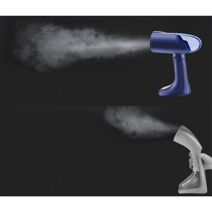 Aparat de calcat vertical portabil cu abur, putere 1500w, rezervor detasabil de 138ml, priza, functie anti calcar si auto curatare, pliabil, cu perie, 20x10.5x8 cm, albastru [10]