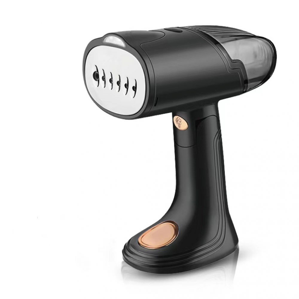 Aparat de calcat vertical portabil cu abur, putere 1500w, rezervor detasabil de 138ml, priza, functie anti calcar si auto curatare, pliabil, cu perie, 20x10.5x8 cm, negru [9]