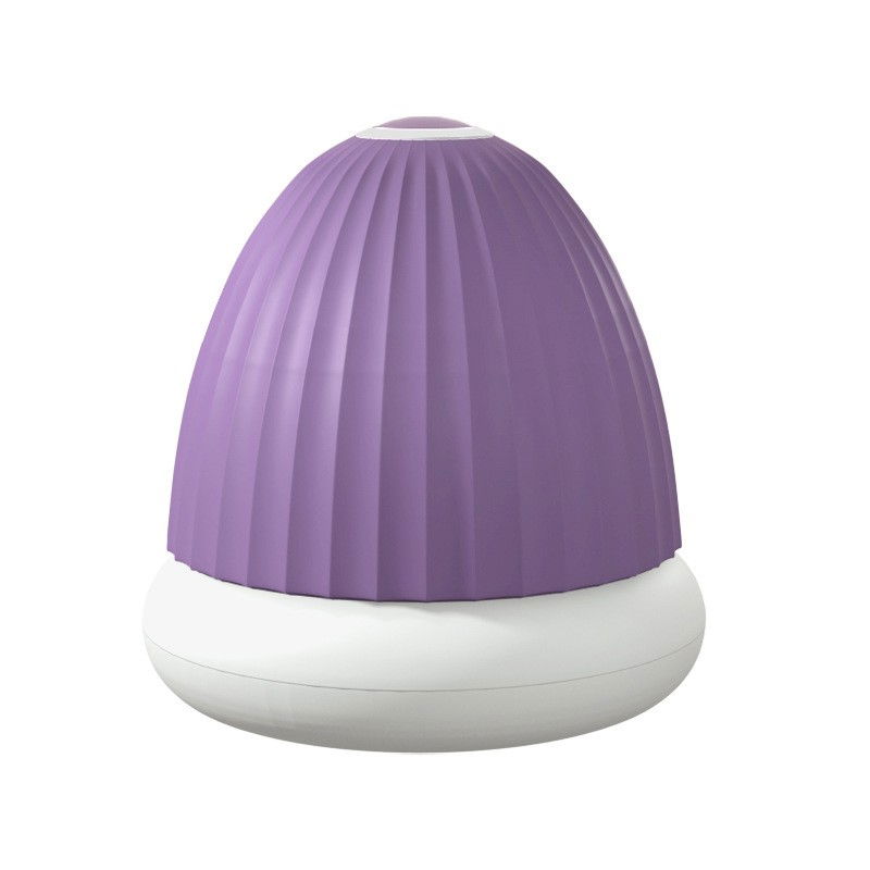 Aparat de scame 2 in 1, curatare haine si lampa de veghe, 3 trepte, incarcare tip c, 4 w, 9 x 10 cm, mov [1]