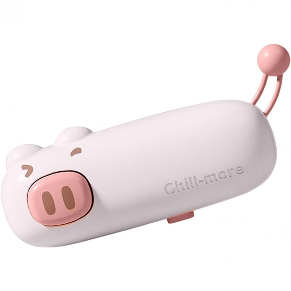 Aparat de sigilat ambalaje, incarcare usb tip c, 400 mah, 10.2 x 3.7 x 4.3 cm, model porc, roz [5]