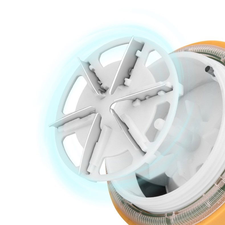 Aparat pentru curatat scame, par si praf, cu led, pentru diferite tipuri de material, cu lame din otel inoxidabil, compartiment de depozitare, maner reglabil, 11x10.5x8.7 cm, galben [8]