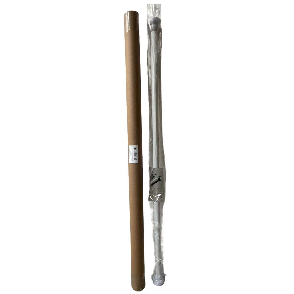 Bara telescopica multifunctionala, din otel inoxidabil, utilizare universala, retractabila 107 - 195 cm, fara perforare perete, alb [2]