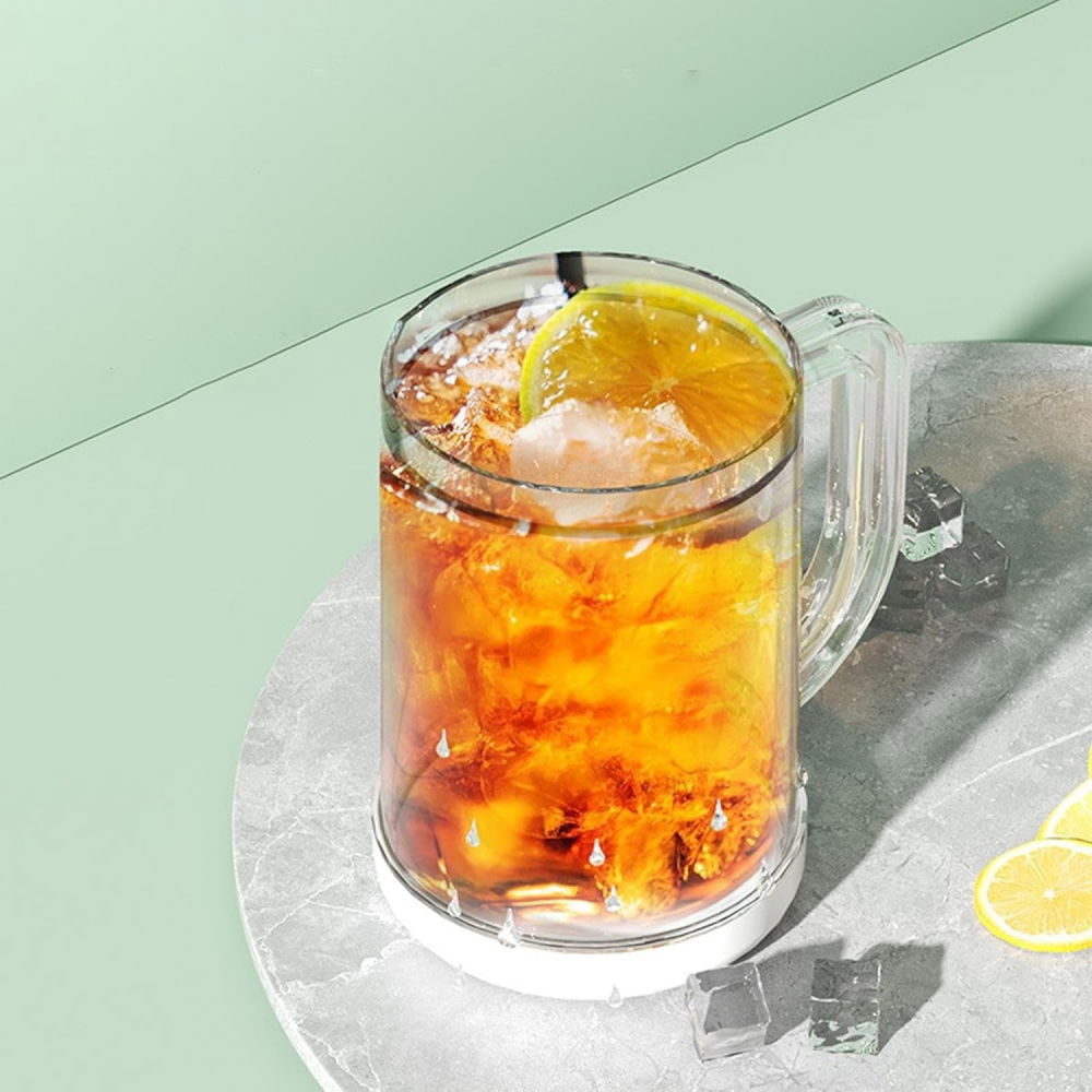 Cana frigorifica cu gheata, 14.2 x 10.4 x 14.7 cm, plastic, 800 ml, transparent [3]