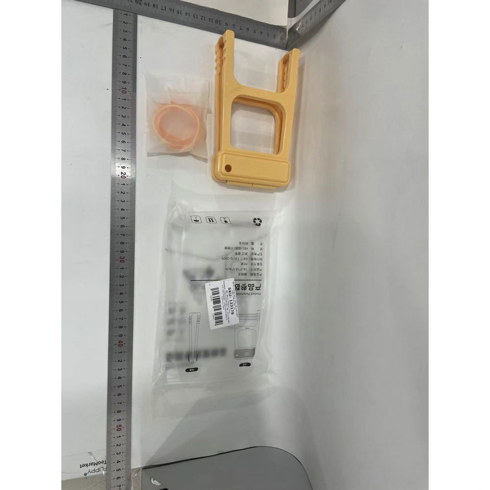 Clema pentru boluri, anti-alunecare, din abs si silicon, extindere, pentru oale, tigai, de uz casnic, rezistent la temperaturi inalte, 18.3 x 10.6 cm galben [4]