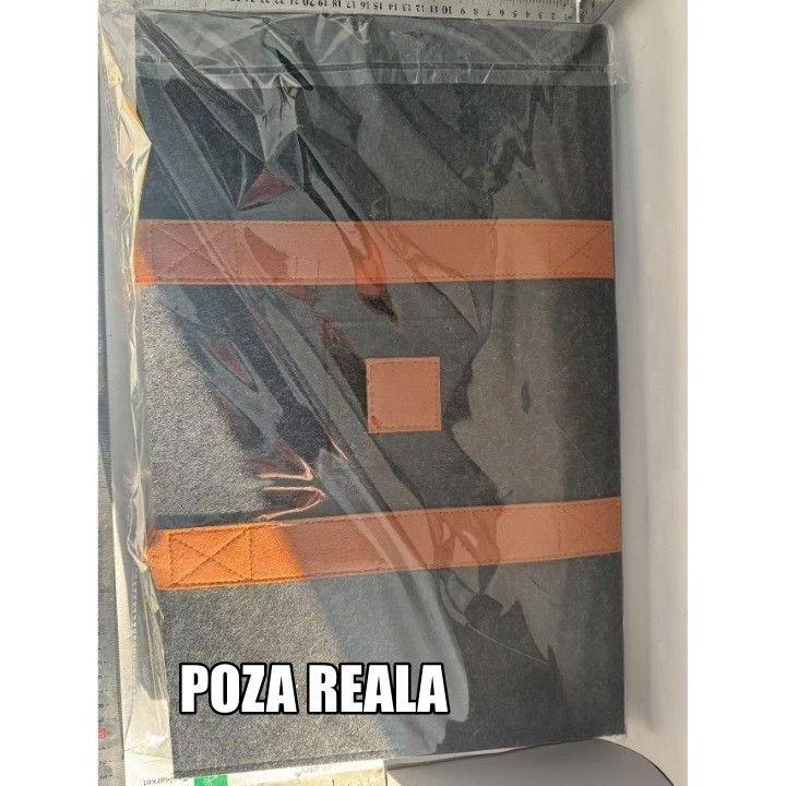 Cos multifunctional pentru rufe, cos depozitare, gri inchis, 50x34x32, geanta durabila pentru lemne si accesorii [5]