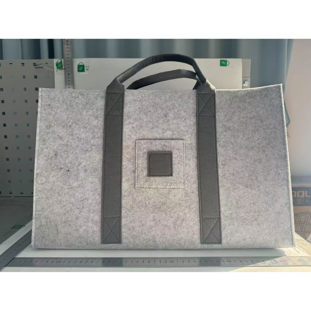 Cos multifunctional pentru rufe murdare, cos depozitare, gri, 50x34x32, geanta durabila pentru lemne si accesorii [2]