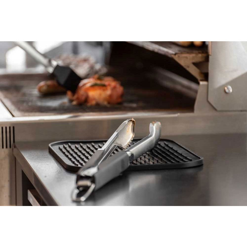 Covoras din silicon pentru scurgere vase, uz casnic, rezistent la temperaturi ridicate, izolator, 30x24 cm, negru [9]