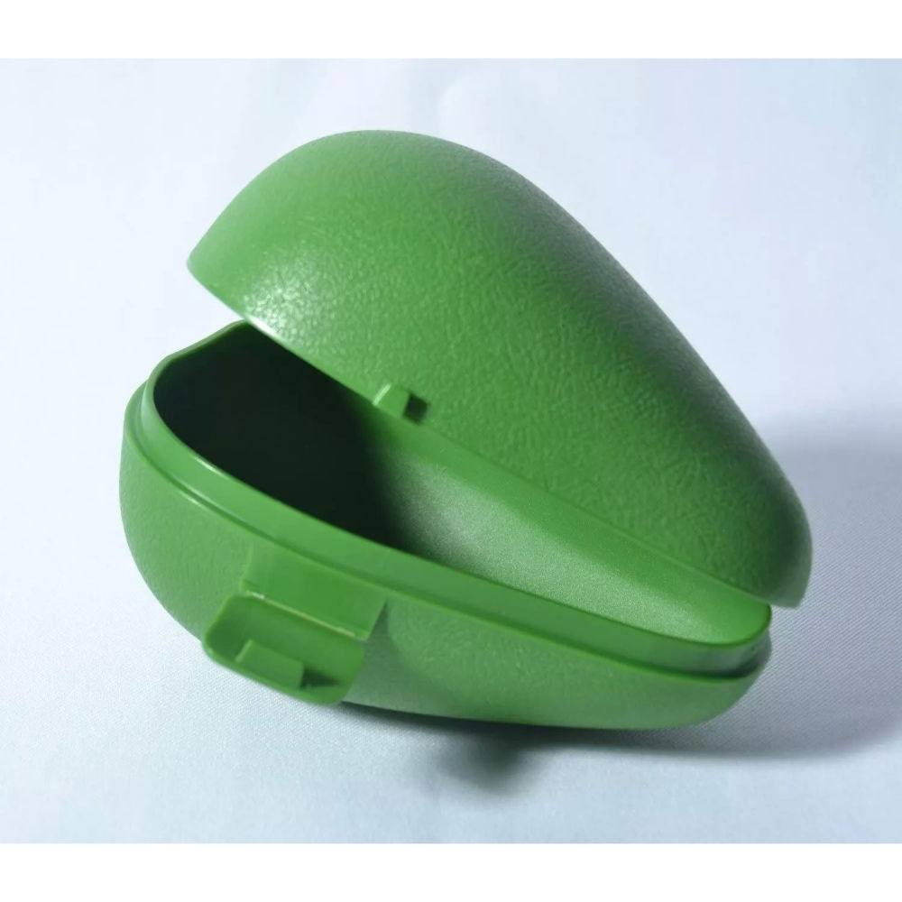 Cutie de depozitare si pastrare a alimentelor, plastic, model avocado, 8.4x8.4x12.3 cm, verde [5]