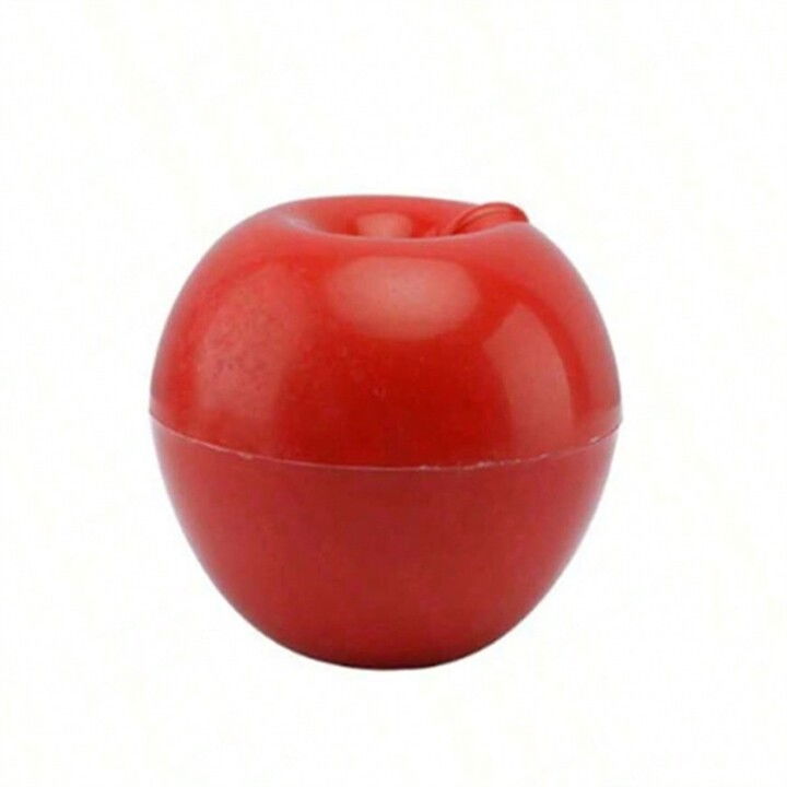 Cutie de depozitare si pastrare a alimentelor, plastic, model mar, 9x9x9 cm, rosie [3]