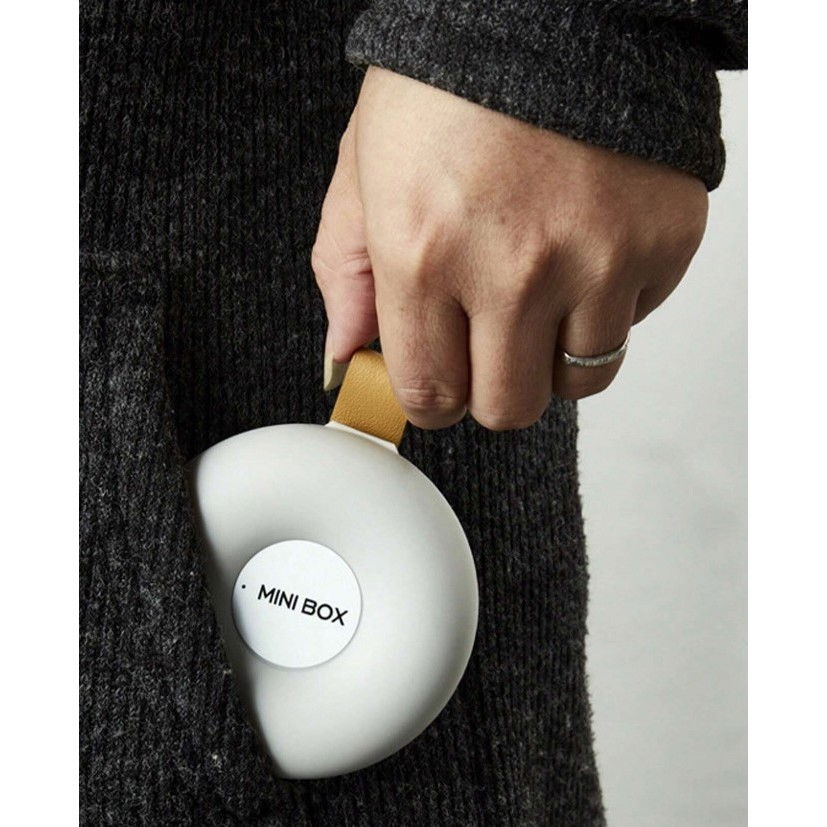 Cutie depozitare medicamente, 6 compartimente, inchidere etans, portabila, rotund, alb/gri, pp, 8.4x2.9x8.5 cm [6]