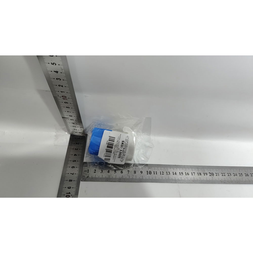 Cutie pastile multifunctionala, 4 in 1, pahar apa, taiere, sfaramare, depozitare, compact, abs cu lama din inox, alb/albastru, 8.7x6.2x4.1 cm [8]