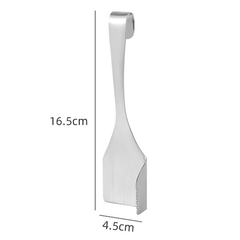 Cutit dozator pentru unt, din otel inoxidabil, taietor pentru unt, 16.5 x 4.5 cm, argintiu [2]