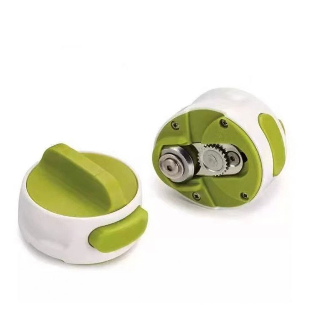 Desfacator manual de conserve si sticle, 6.8 x 4.8 cm, din abs + otel, verde/alb [7]