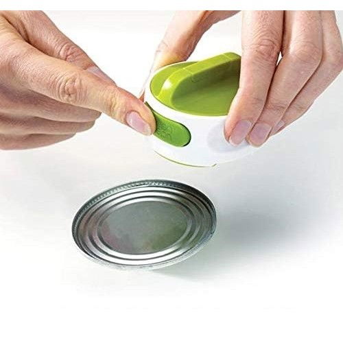 Desfacator manual de conserve si sticle, 6.8 x 4.8 cm, din abs + otel, verde/alb [6]