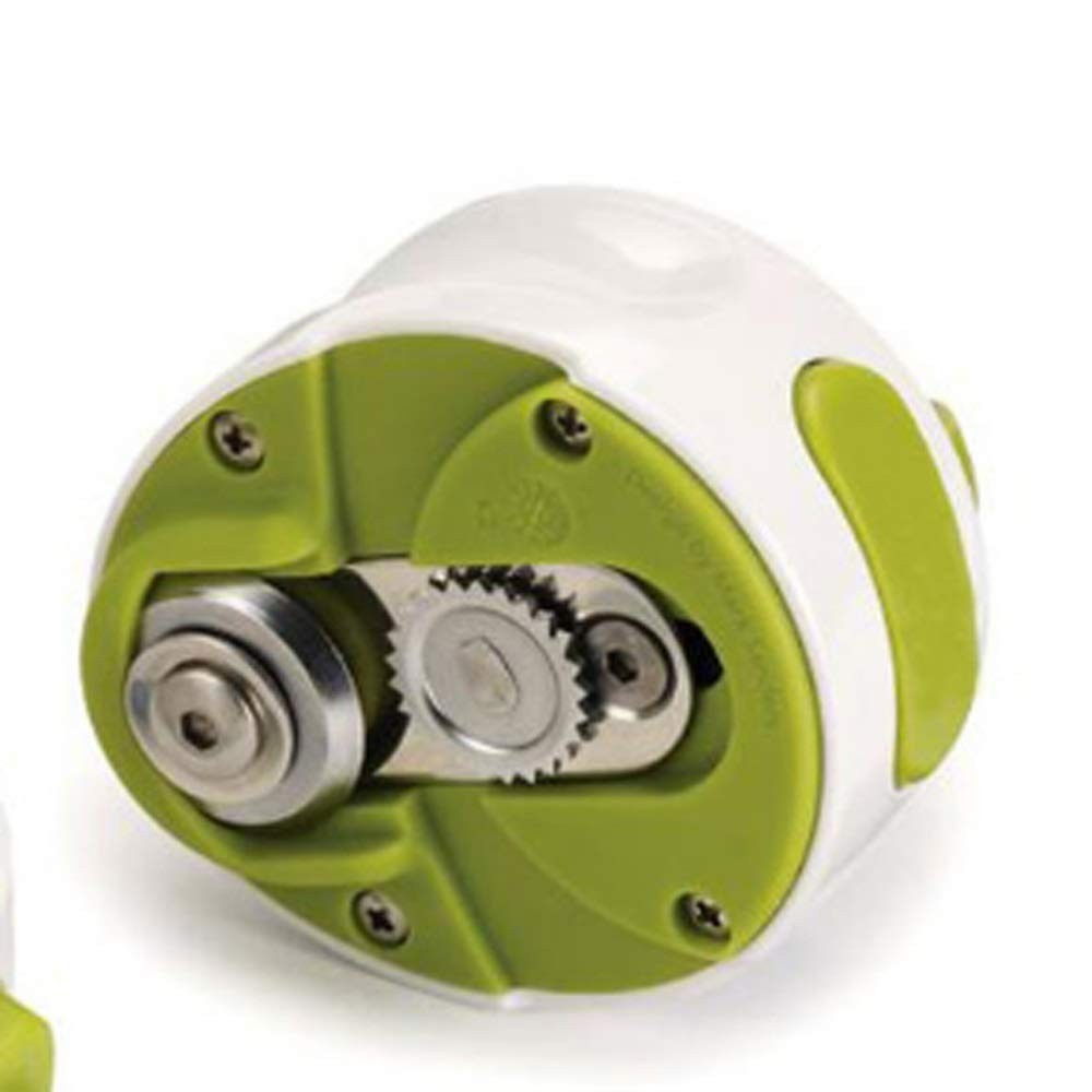 Desfacator manual de conserve si sticle, 6.8 x 4.8 cm, din abs + otel, verde/alb [8]