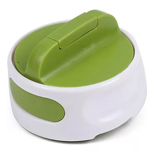 Desfacator manual de conserve si sticle, 6.8 x 4.8 cm, din abs + otel, verde/alb [1]