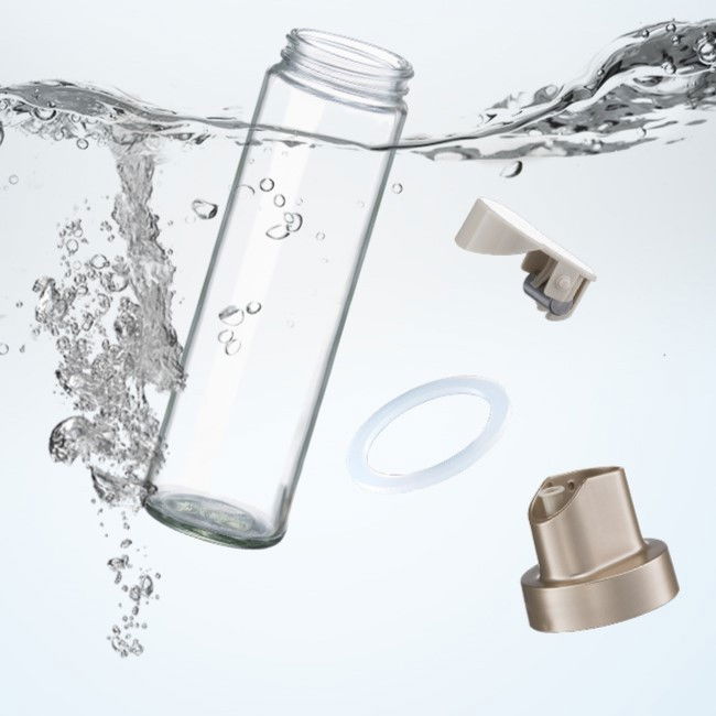 Dispenser pentru ulei, deschidere si inchidere automata a rezervorul, cu inductie gravitationala, 500 ml, 26.1x6.2x6.2cm, gri [7]