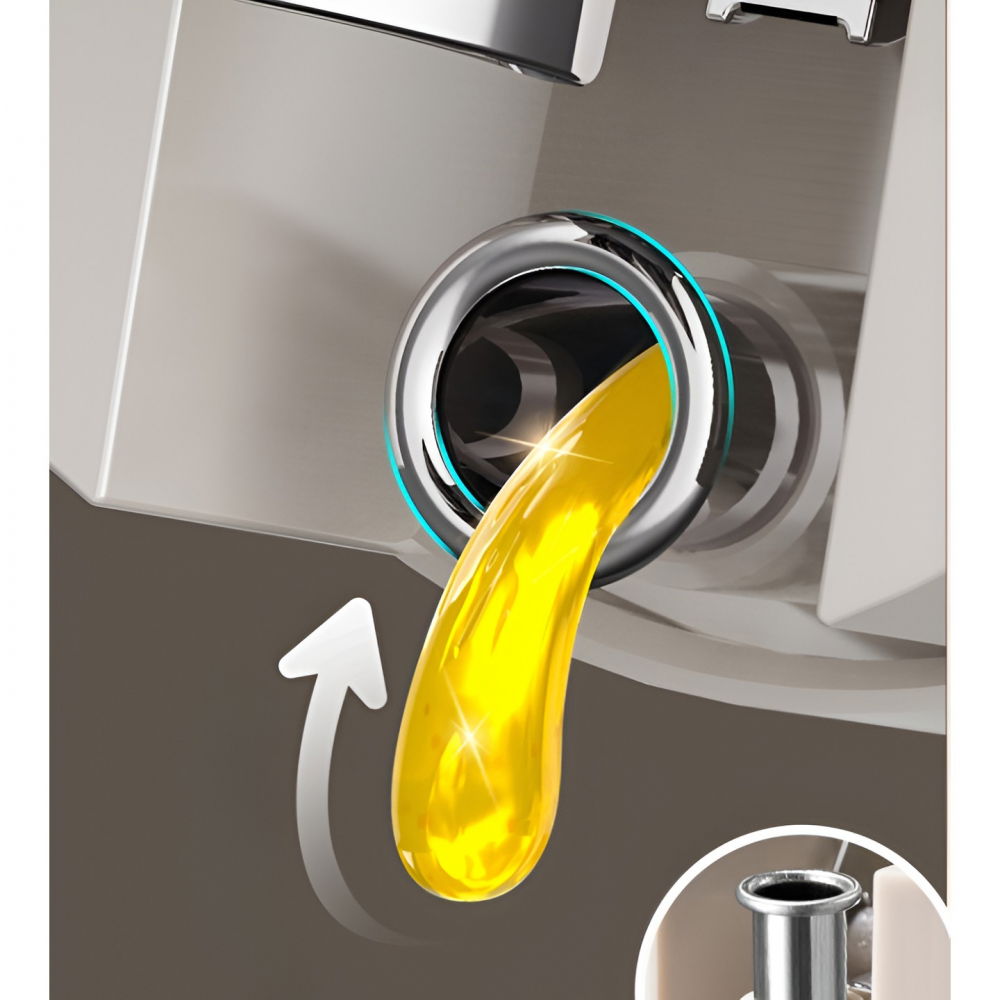 Dispenser pentru ulei, deschidere si inchidere automata a rezervorul, cu inductie gravitationala, 550 ml, 12x7.6x20.5 cm, alb [3]